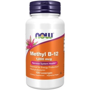 Methyl B-12 1,000 mcg by Now Foods  -  100 Lozenge - 1 of 3