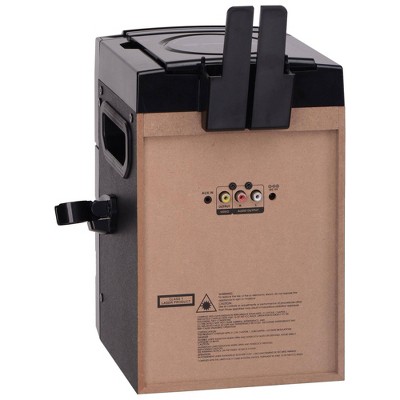 Portable Black Karaoke Machine with LED Lights and 4.3" Screen