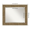 Amanti Art Luxe Beveled Framed Bathroom Vanity Wall Mirror - 3 of 4