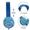 Altec Lansing Kid Safe Wired Headphones, Over Ear for Kids Ages 3-5, Volume-Limiting, Compact Foldable with Cord  and Mic, APA Approved - 4 of 4