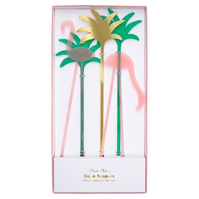 Meri Meri Flamingo Acrylic Cake Toppers