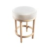 Meridian Furniture,Monette Cream Velvet Counter Stool - 4 of 4