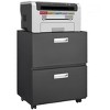 NicBex Mobile File Cabinet with Lock, Vertical Filing Cabinets with Drawers and Wheels,Office Cabinet for Home, Office - 2 of 4