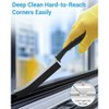DOMETOUR Hard Bristle Crevice Cleaning Brush Small Cleaning Brushes Set for Shower Tile Skinny Gap Cleaning Tools for Bathroom Kitchen Sink Window - 3 of 4