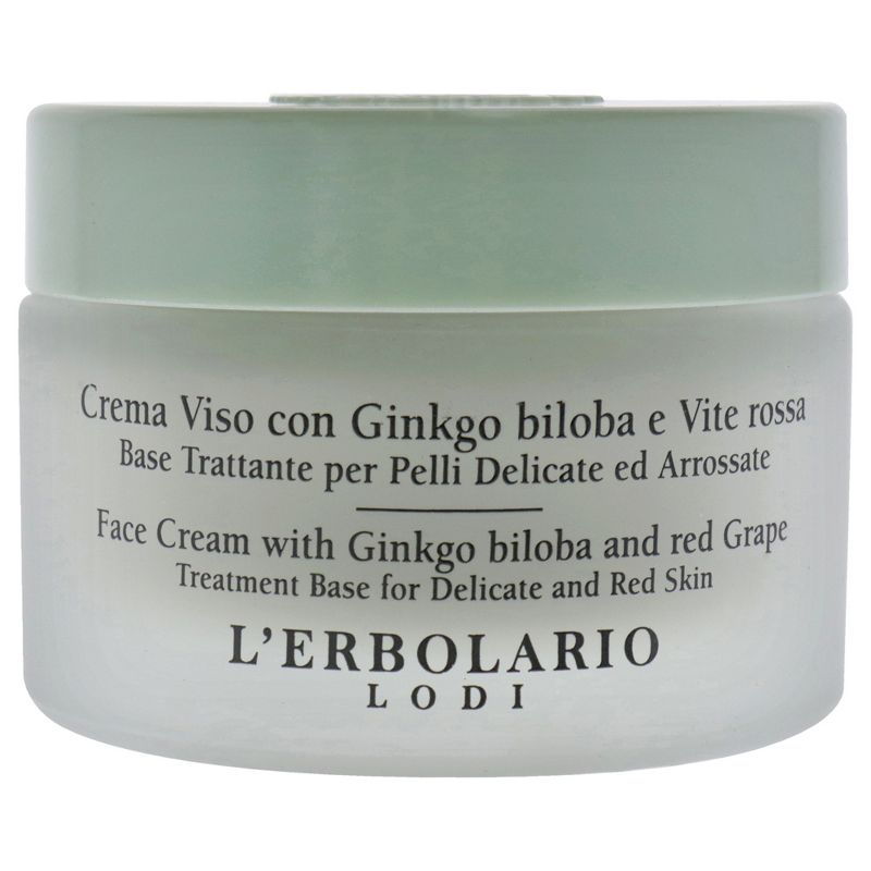 Face Cream with Ginkgo Biloba and Red Grape by LErbolario for Unisex - 1.6 oz Cream, 3 of 8