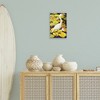Stupell Industries Stepping Bird on Lily Pads Black Framed Giclee Art - 2 of 4