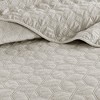 Sapphtopaz Bedding Comforter Set Elegant Velvet Cotton Geometric Quilting Quilt Set 3 Piece 1 Quilt, 2 Pillow Shams - 2 of 4