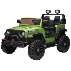 24V 2-Seater Kids Ride On Jeep, 2×200W Motors, Remote Control, LED Lights, Bluetooth, 4WD, 7Ah Battery - 1 of 4