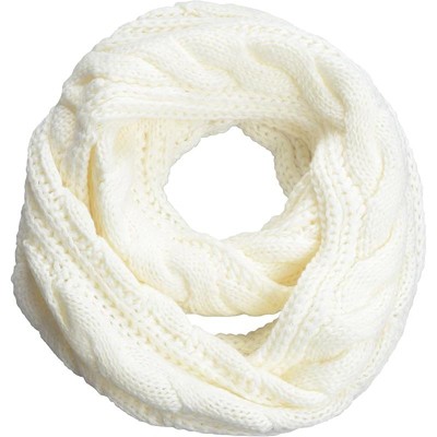 Zuppad Womens Thick Ribbed Knit Winter Infinity Circle Loop Scarf