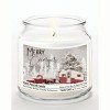 Courtside Market Merry Camper Candy Cane 12.8oz Soy Wax Candle Glass Jar with Brushed Silver Metal Lid - 2 of 3