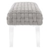 Modway Prologue Woven Performance Velvet Ottoman - 3 of 4