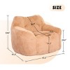 Bean Bag Chair with Armrests, Comfy High-Density Foam Lounge Sofa for Adults, Ideal for Bedroom, Apartment or Reading Corner – Cuddlewood - 4 of 4