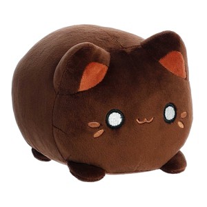 Aurora Small Kona Coffee Meowchi Tasty Peach Enchanting Stuffed Animal Brown 7" - 1 of 4
