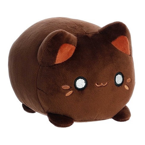 Brown cat stuffed store animal