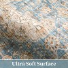 Acekool 9x12 Washable Boho Vintage Medallion Area Rug, Non-Slip, Stain Resistant, Non-Shedding Carpet for Living Room, Bedroom, Office - 4 of 4