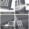 Outdoor Rugs Modern Plastic Straw Rugs, Waterproof Patio Modern Border Camping Carpet, Lightweight Reversible Floor Mats - 4 of 4