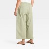 Women's High-Rise Wide Leg Cropped Drawstring Pants - Ava & Viv™ - 2 of 3