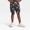 Grayson Mini Toddler Boys' French Terry Shorts and T-Shirt Set - Black - 4 of 4