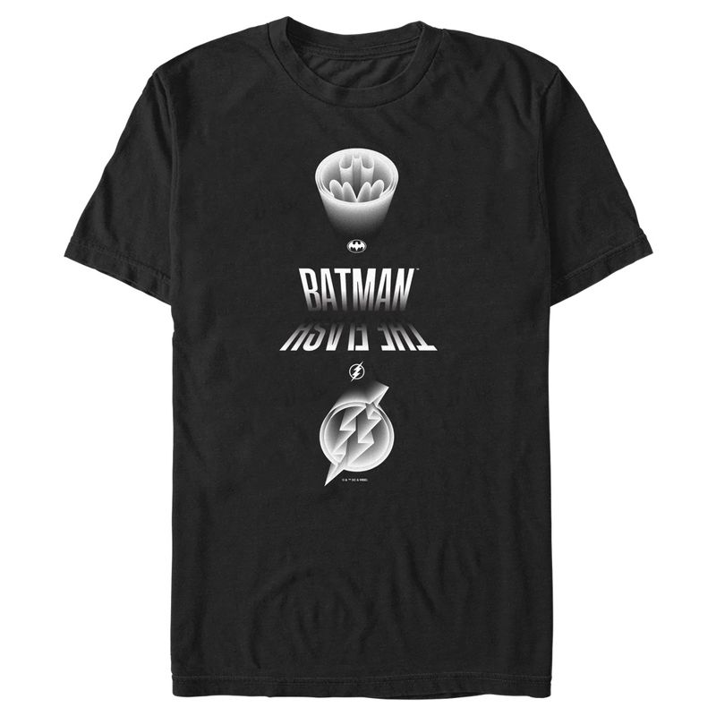 Men's The Flash Speedster and Batman Logos T-Shirt, 1 of 6
