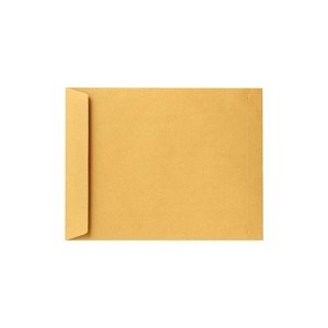 LUX 11 1/2 x 14 1/2 Open End Envelopes 500/Pack 28lb. Brown Kraft (318-500) - 1 of 1