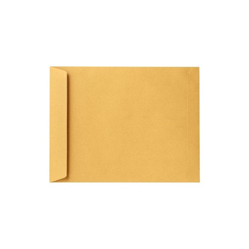 Pack of 50 28lb 11 1/2 x 14 1/2 Open End Envelopes Brown Kraft 
