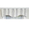 RLF Home 100% Cotton Jaspeado Cornice With Poly/Cotton Ivory lining Rod Pocket Valance 50" x 17" Gray - 3 of 4