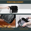 Uten 5.8 Quart Air Fryer, 1700W 8-in-1 Oilless Air Fryer with Non-Stick Basket, Black - 3 of 4