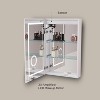 Ayna Decors Neo LED Medicine Cabinet with Mirror, Adjustable Shelves, Outlets, USB & Type C Ports, Defogger, Dimmer & Clock - 3 of 4