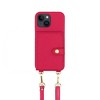 Bryten Silverlake Vegan Leather Wallet Crossbody Phone Case for iPhone 14 / iPhone 13 - 3 of 4