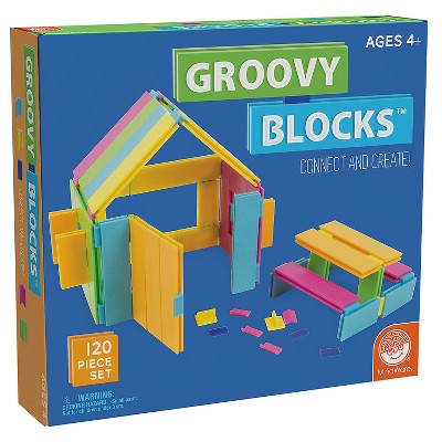MindWare Groovy Blocks 120 Piece Set - Building