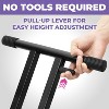 Liquid Stands Piano Keyboard Stand - X Style Adjustable & Portable Sturdy Music Stand - Fits 54-88 Key Electric Pianos - Double Braced Foldable Stand - 2 of 4