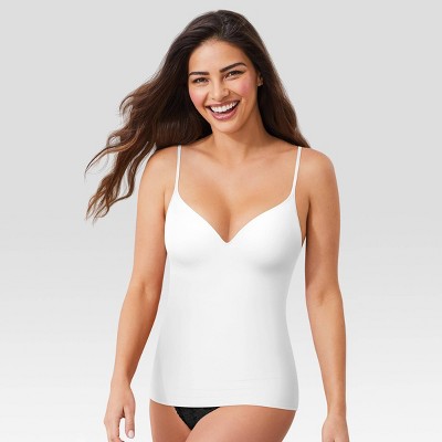 Maidenform Self Expressions Women's Wireless Cami with Foam Cups 509 White - S
