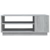 vidaXL Coffee Table - Gray Sonoma, Engineered Wood, Assembly Required, Rectangular Shape, Modern Design - 40.2"x21.7"x16.9" - 4 of 4
