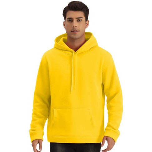 Lars Amadeus Men's Long Sleeves Solid Drawstring Pullover Hoodie Sweatshirt  With Pocket : Target