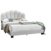CAVINAS Queen Size Wooden Platform Bed Frame with Channel Tufting Headboard & LED Lights,No Box Spring Needed - 2 of 4