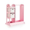 Guidecraft See and Store Dress Up Center: Kids' Pretend Play Clothes and Costume Armoire with Clothing Rack Storage and Mirror - 2 of 4