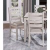 NicBex Dining Table Set for 6 Farmhouse Grayish White and Brown Finish Dining Set with 6 Side Chairs for Kitchen - 3 of 4