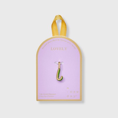 14K Gold Dipped Lower Case Letter Charm - A New Day™ Gold