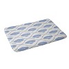Deny Designs thespacehouse Coastal Ocean Blue Seashells Memory Foam Bath Mat - 2 of 4