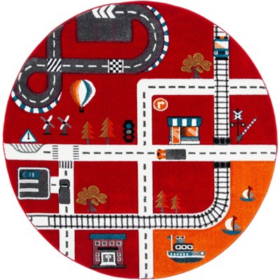 Carousel Kids CRK192 Power Loomed Indoor Rugs - Safavieh Kids