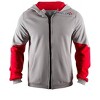 Hayabusa Wingback Classic Fit Zip-Up Hoodie - Small - Gray/Red - image 2 of 2