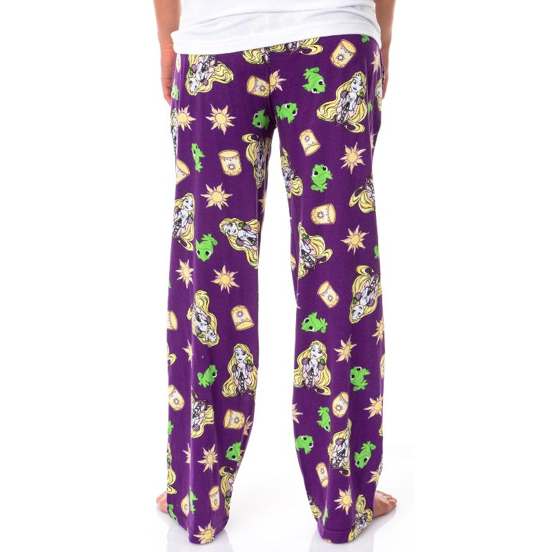 Disney Tangled Adult Rapunzel Pascal and Lanterns Pajama Lounge Sleep Pants, 2 of 5