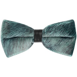INSPIRE CHIC Men's Velvet Adjustable Pre-Tied Bow Tie - 1 of 4