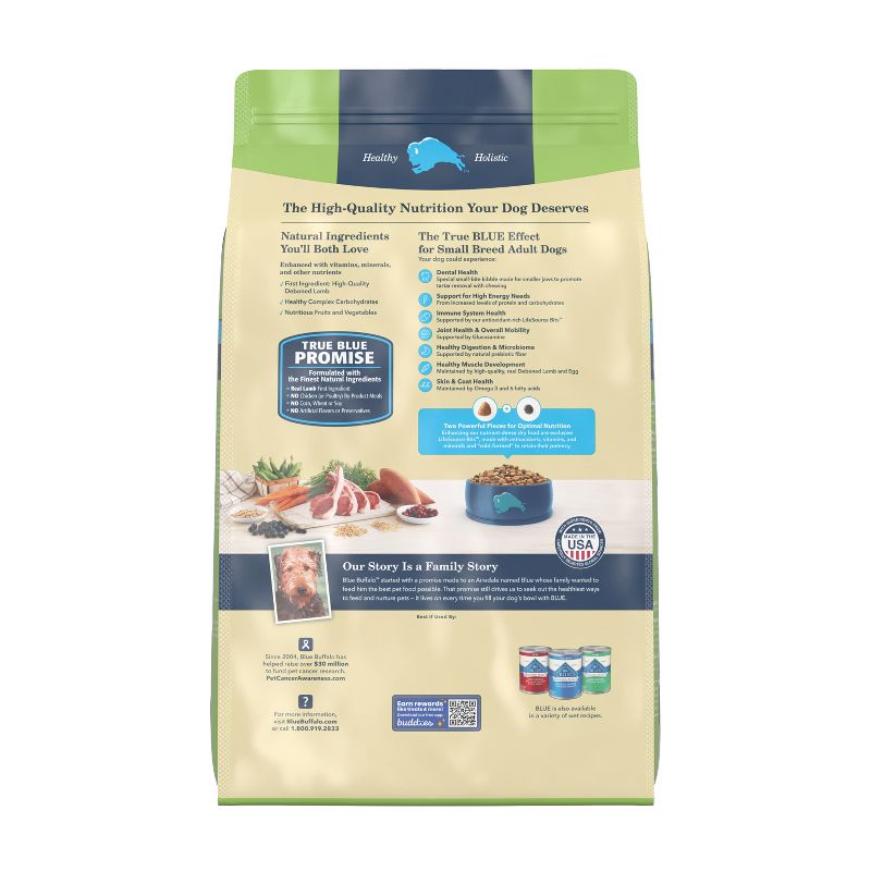 Blue Buffalo Life Protection Lamb &#38; Brown Rice Recipe Small Breed Adult Dry Dog Food - 15lbs, 6 of 14