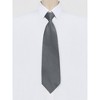 Allegra K Men's Pre Tied Formal Casual Zipper Solid Color Adjustable 8cm-wide Tie - 2 of 4