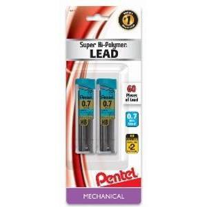 Pentel 2ct 0.7MM Mechanical Pencil Lead Refill