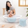 Baby Washcloths Muslin Cotton, Large 10”x10” by Comfy Cubs - 2 of 4