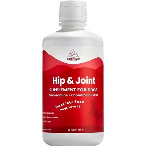 Liquid Glucosamine for Large Dogs , 1600mg Glucosamine Chondroitin MSM, Hip & Joint Supplement , Liquid Arthritis Relief & Mobility Support, 32 oz - 1 of 4