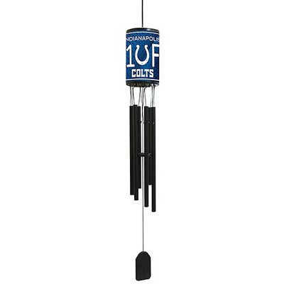NFL Wind Chime, #1 Fan with Team Logo - Indianapolis Colts