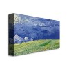 Trademark Fine Art -Vincent Van Gogh 'Wheatfields under Thundercloud' Canvas Art - 2 of 2
